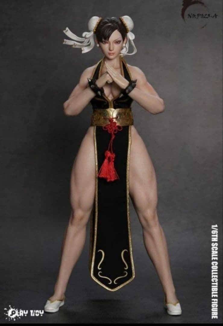 1/6 チュンリー アクションフィギュア シームレス素体 眼球可動 春麗