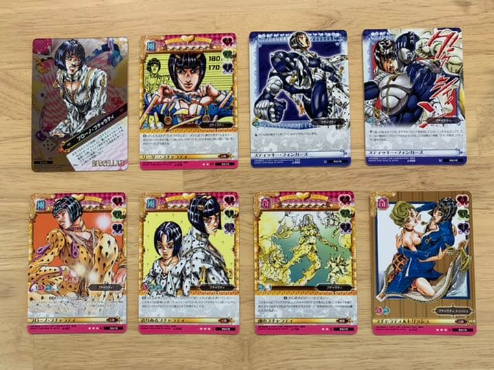 ジョジョ abc カード ブチャラティ 8枚セット - メルカリ