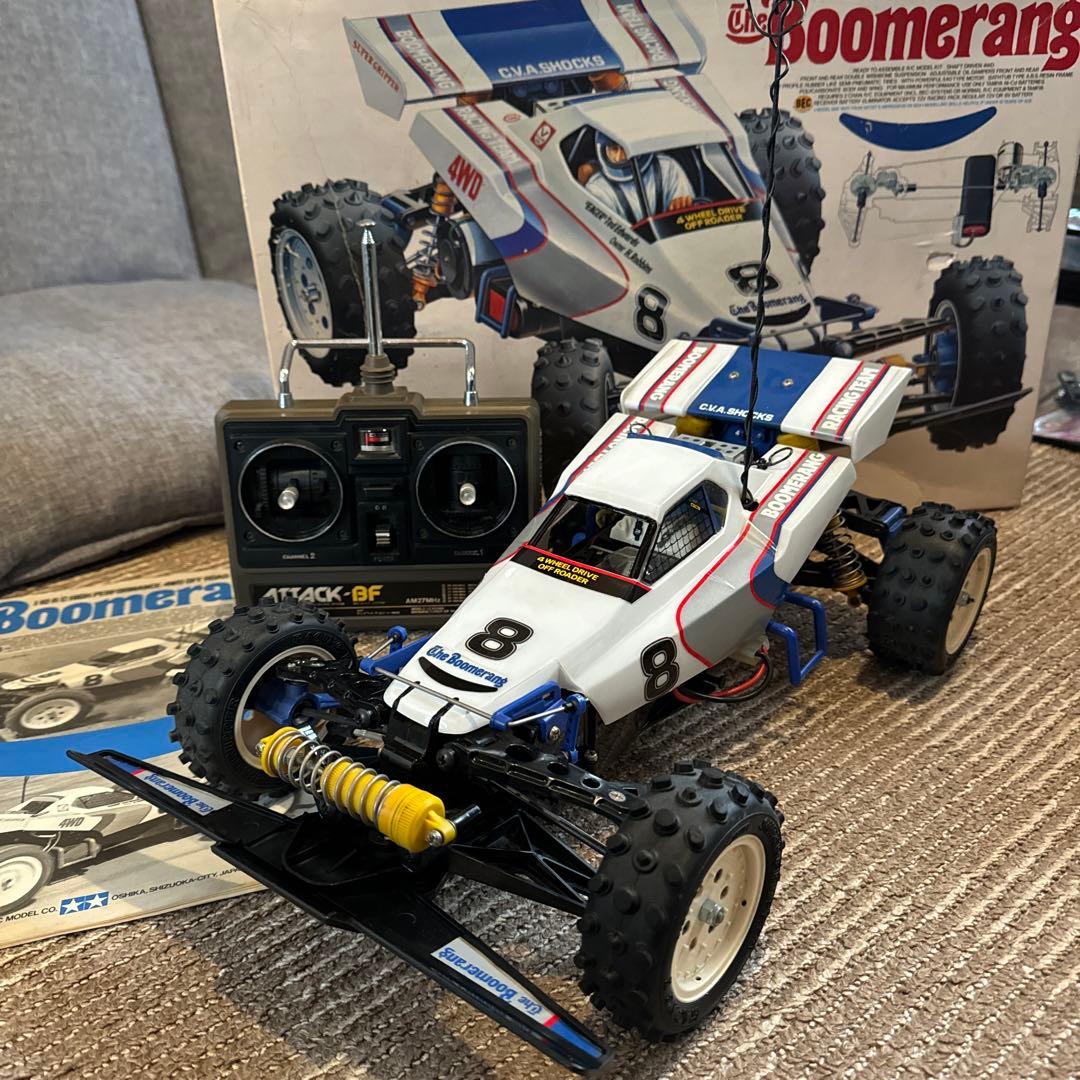 ひ*う様 【当時物1986年】タミヤ☆ブーメラン☆プロポセット箱付！昭和