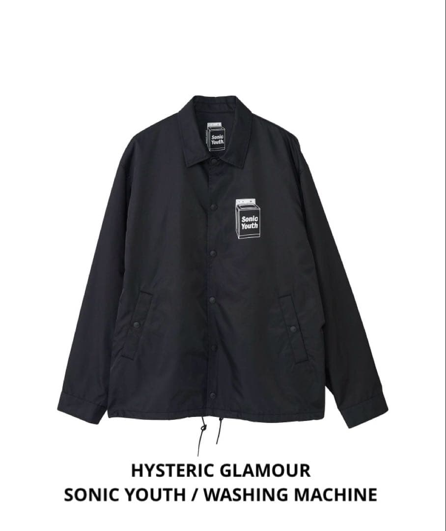 ヒステリックグラマー SONIC YOUTHコーチジャケット Lサイズ 新品