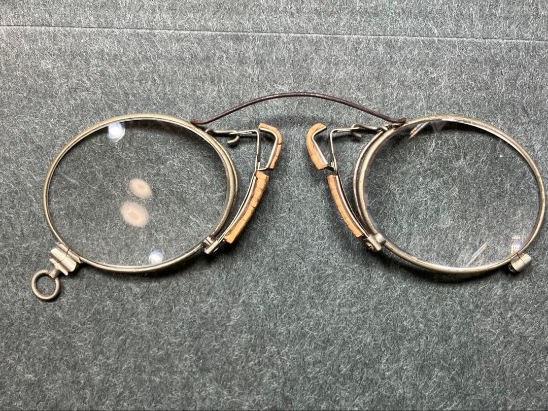 【A119】ヴィンテージ眼鏡　フィンチ眼鏡　拡大鏡　ドイツ仕入れ A119】ヴィンテージ眼鏡 フィンチ眼鏡 拡大鏡 ドイツ仕入れ