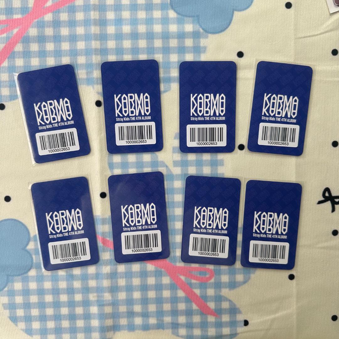 StrayKids スキズリスパ トレカ 8枚 KARMA FANS - メルカリ