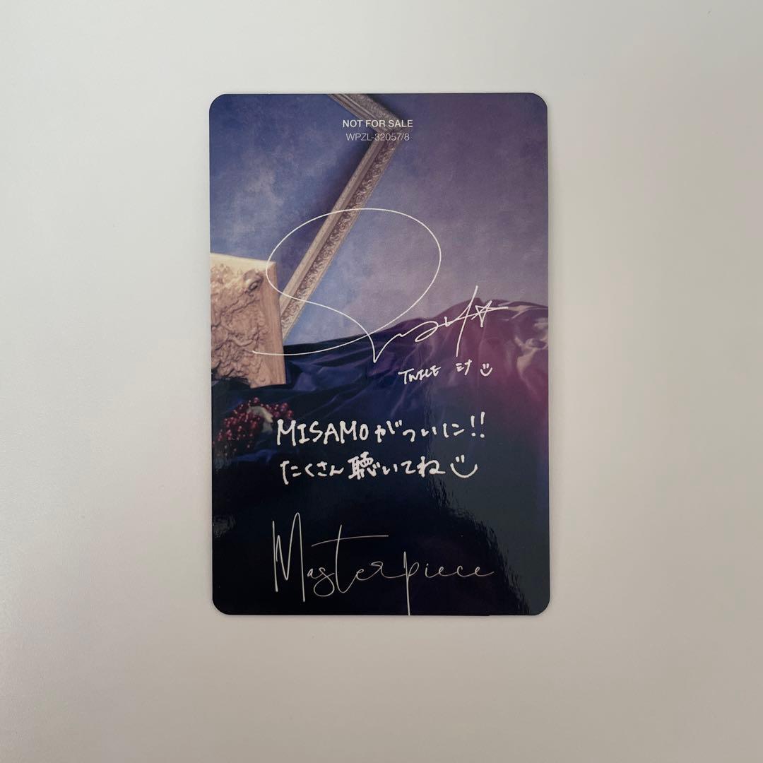 MISAMO Masterpiece 初回限定豪華盤 TWICE ミナ トレカ - メルカリ