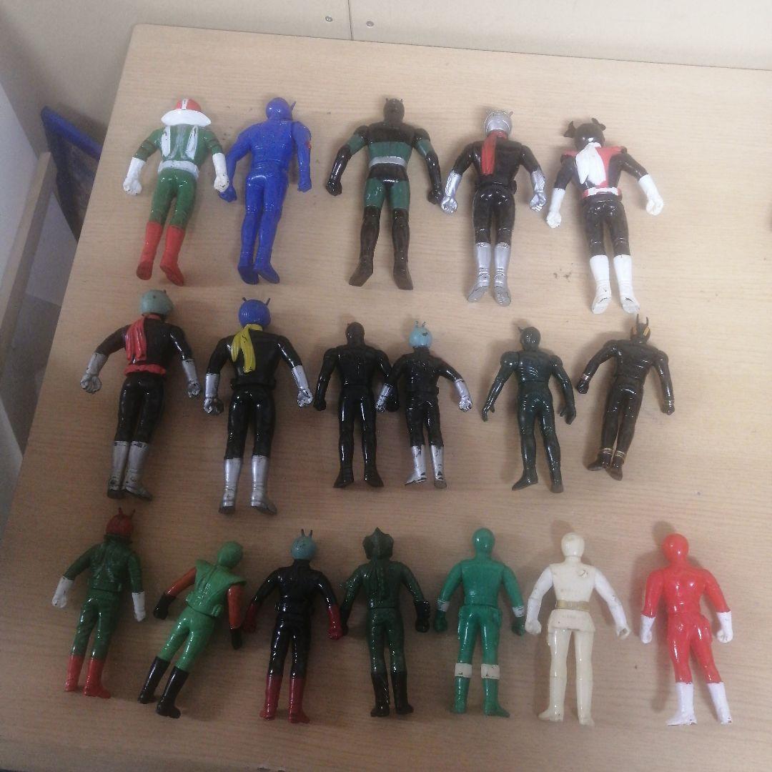 まとめ売り】ウルトラマン 仮面ライダー ウルトラ怪獣 戦隊 ソフビ人形