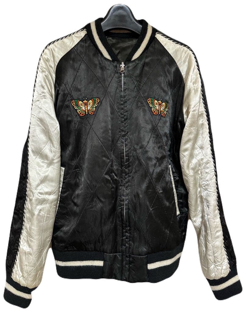 90年代 オゾンロックス リバーシブルスカジャン S新 モデル