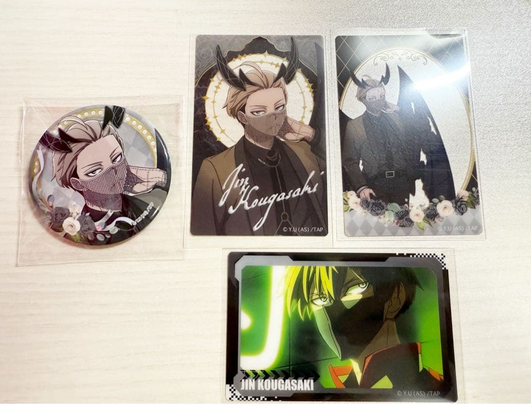 桃源暗鬼 皇后崎迅 クリアカード 缶バッジ - メルカリ