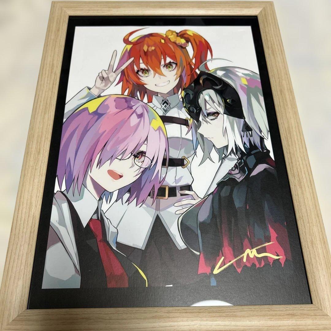 超激レア　LAM氏　サイン入り　複製原画　 Fate 異端なるセイレム Fate/Grand Order -Epic of Remnant- 亜種特異点Ⅳ 禁忌降臨庭園