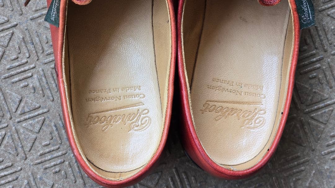 美品】Paraboot MICHAEL ミカエル 赤茶 40.5 - メルカリ