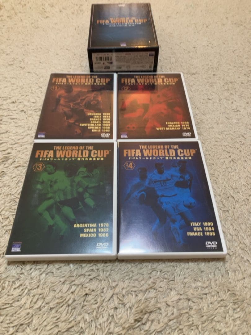 【希少品】FIFAワールドカップ歴代大会全記録集 スペシャルBOX〈4枚組〉
