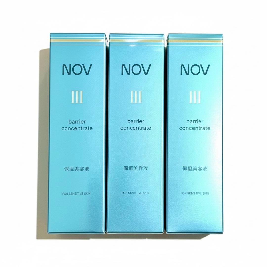 3個】新品未開封 ノブ Ⅲ バリアコンセントレイト 保湿美容液 30g