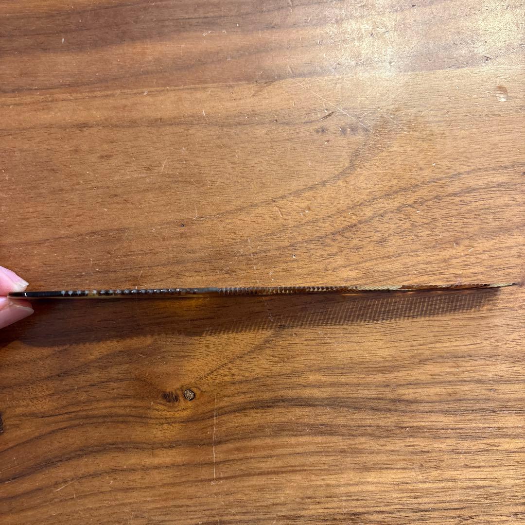 《寺本櫛》本鼈甲理容櫛18目《新品未使用》