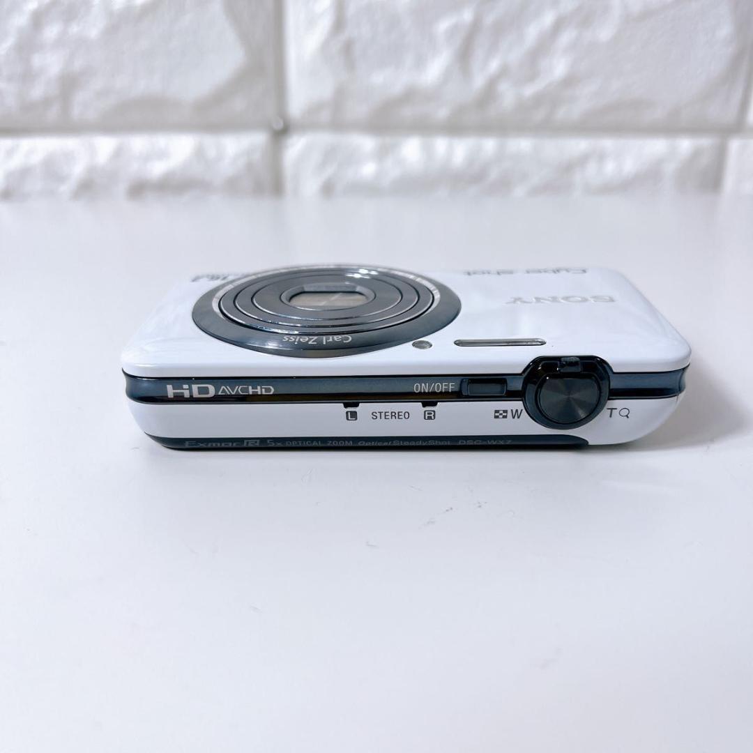 現状 SONY ソニー サイバーショット DSC-WX7 白色 デジタルカメラ