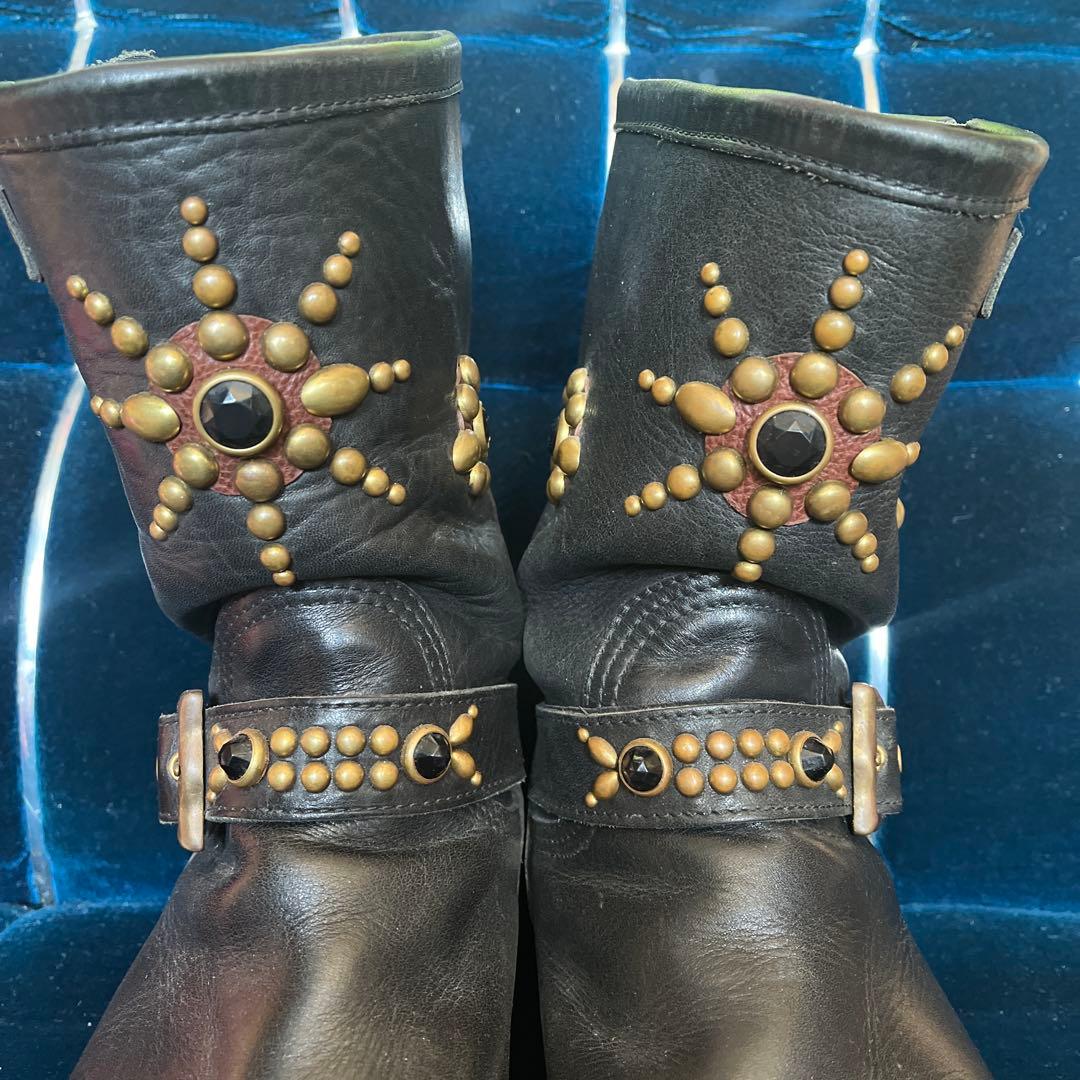 Calee スタッズ ブーツ キャリー エンジニアブーツ レア