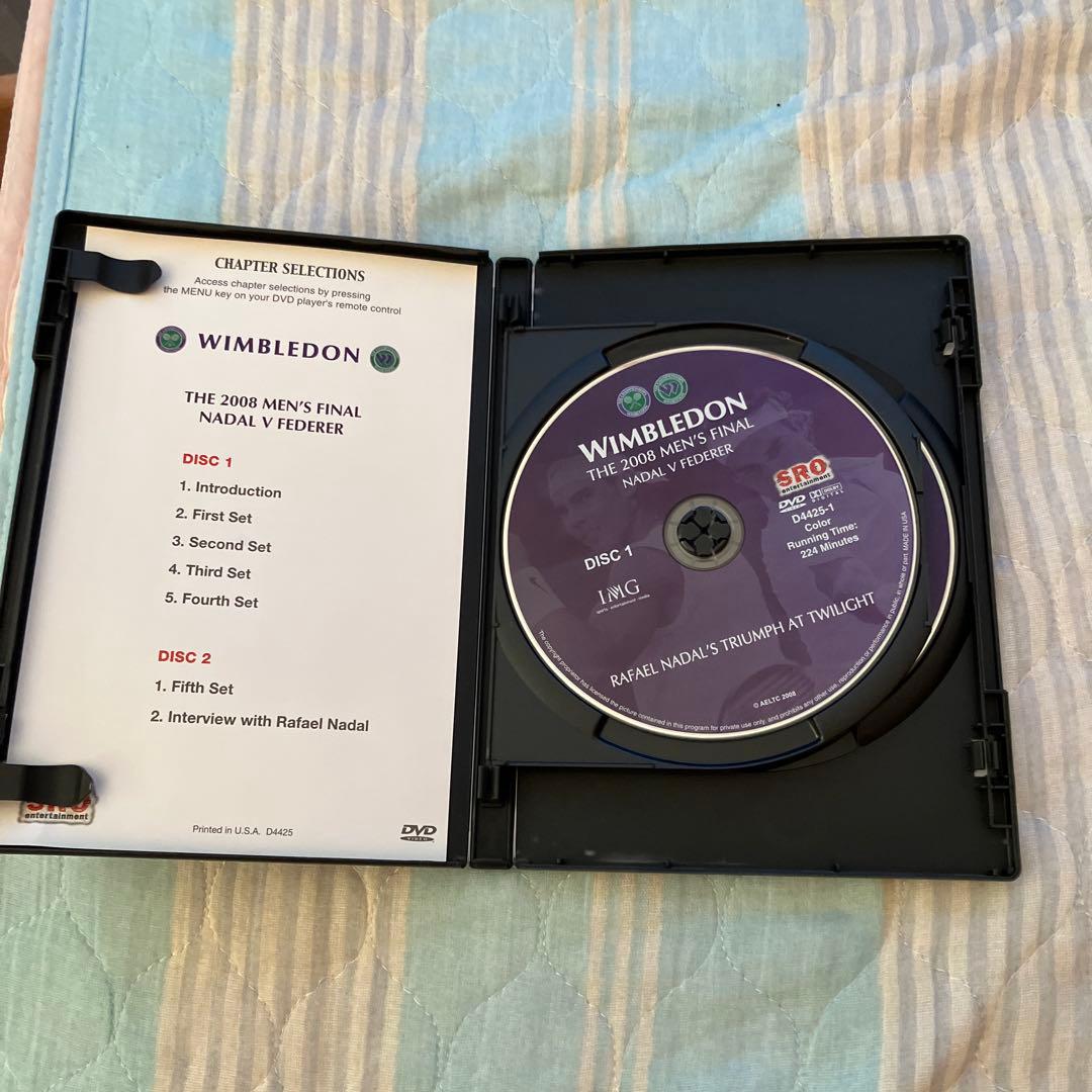 フェデラー ウィンブルドン決勝DVD3組セット