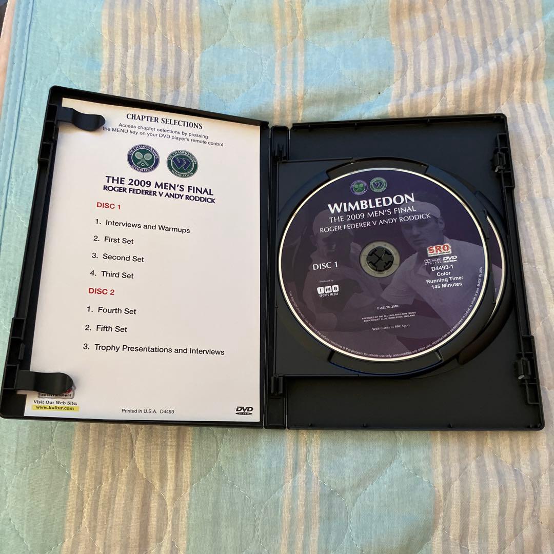 フェデラー ウィンブルドン決勝DVD3組セット