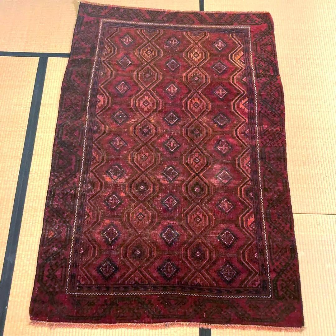 Ku！ビンテージvintageトライバルラグ ★職人の手仕事 ★トルクメン Ku！ビンテージvintageトライバルラグ ☆職人の手仕事 ☆トルクメン