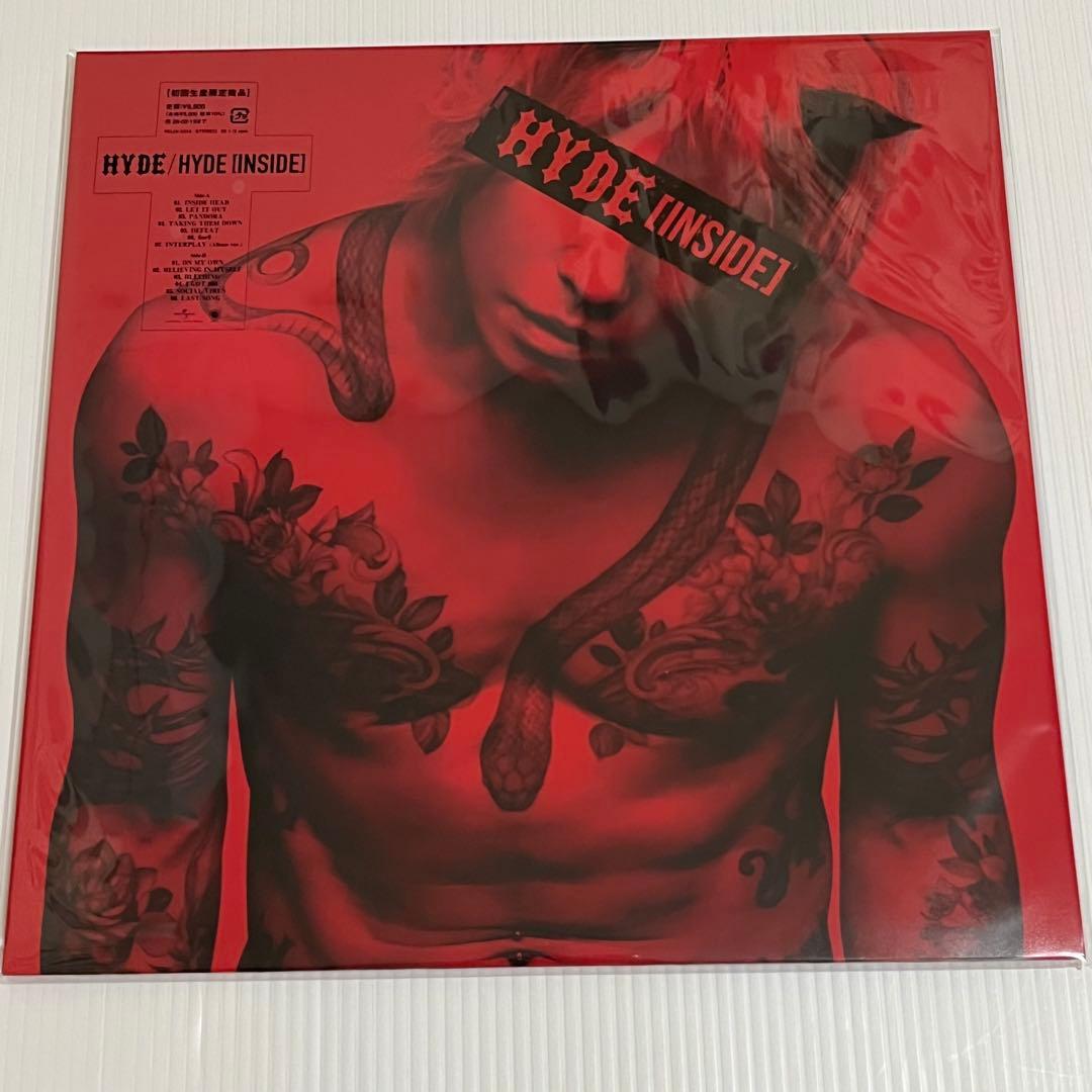 HYDE [INSIDE] 初回生産限定 アナログ盤 レコード 新品未開封 - メルカリ
