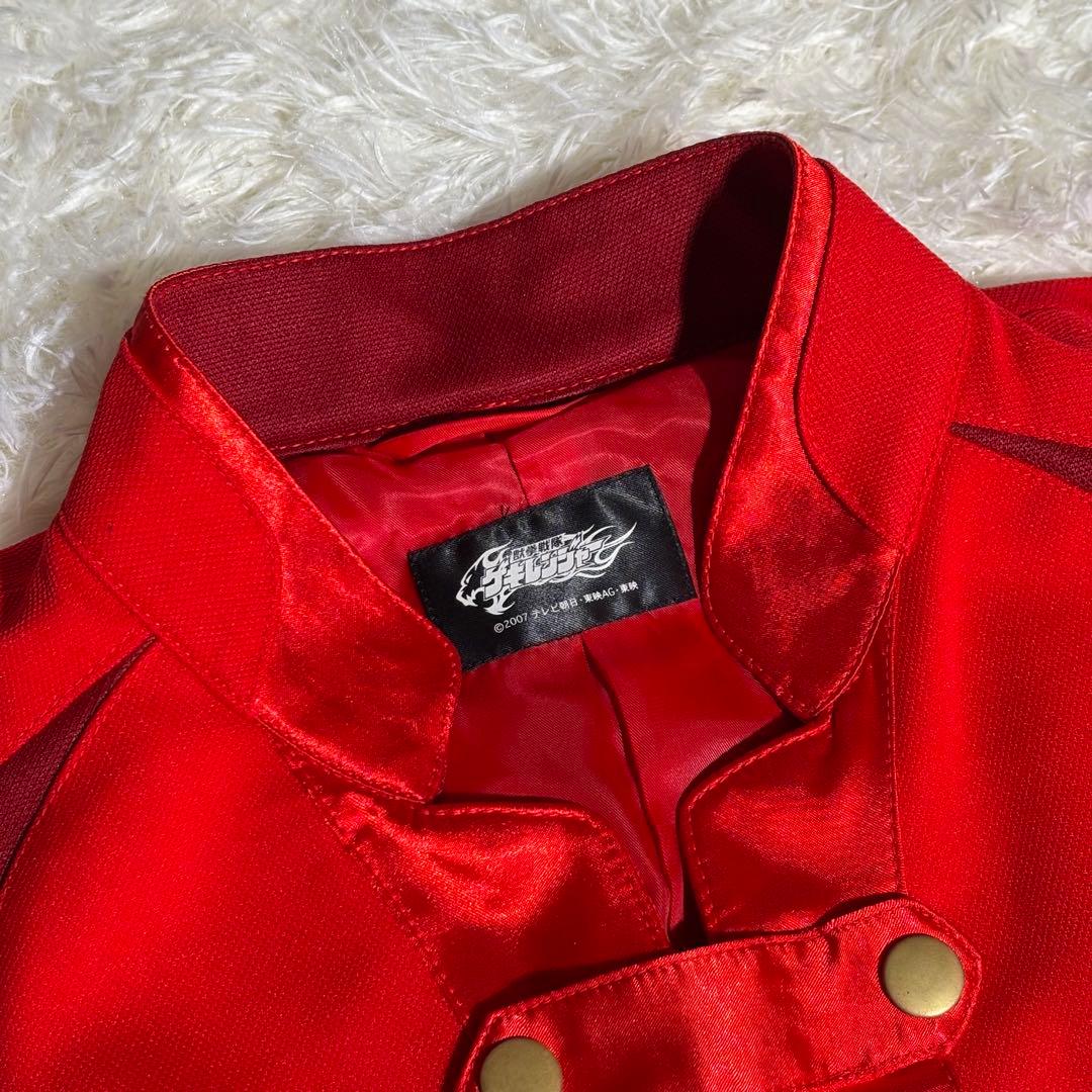 お宝✨ 希少 獣拳戦隊ゲキレンジャー ゲキレッド 公式ジャケット 赤 L