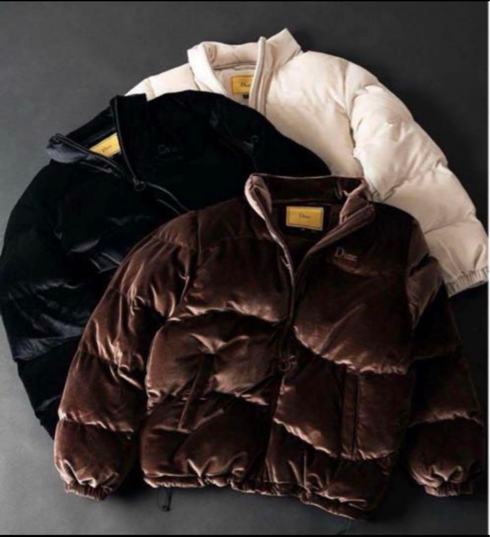 Lサイズ Dime VELVET QUILTED PUFFER ダウン ブラウン - メルカリ