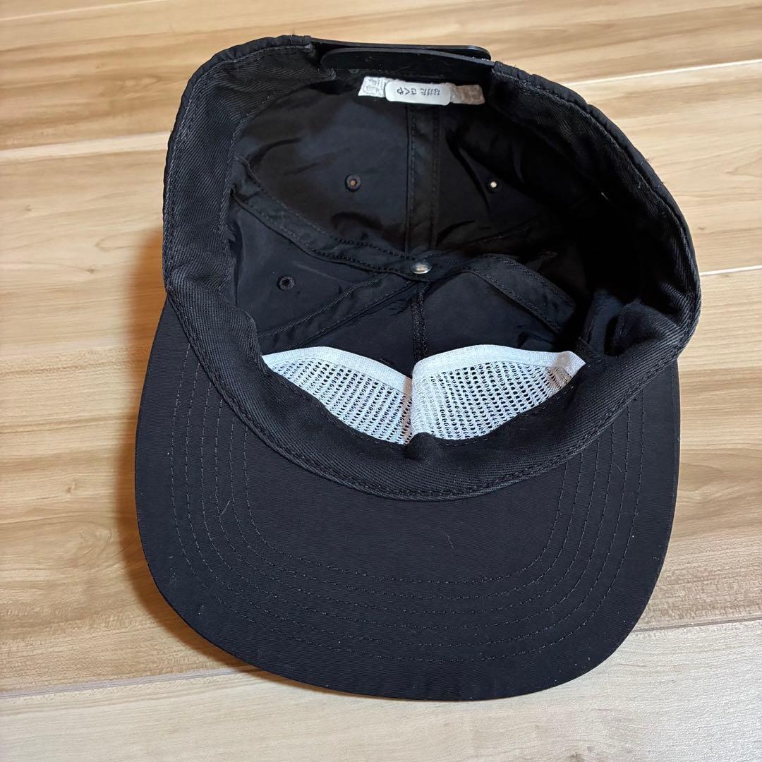 SUPREME ブラック キャップ ナイロン ジェットキャップ - メルカリ
