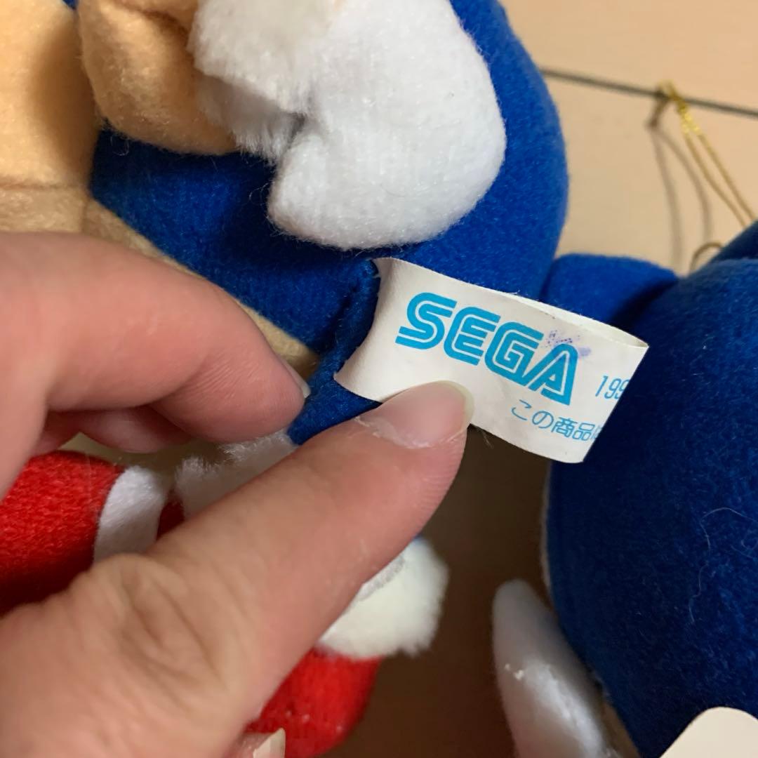 1991年SEGA ソニック・ザ・ヘッジホッグ ぬいぐるみ 4個セット - メルカリ