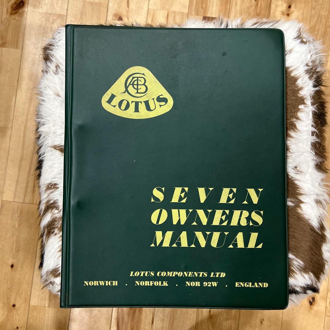 趣味・スポーツ・実用 LOTUS SEVEN OWNERS MANUAL 趣味・スポーツ