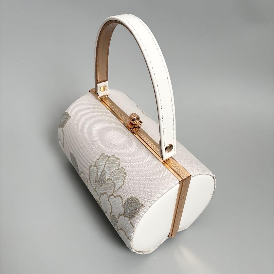 白椿]織生地草履バッグセット フリーサイズ 成人式 卒業式