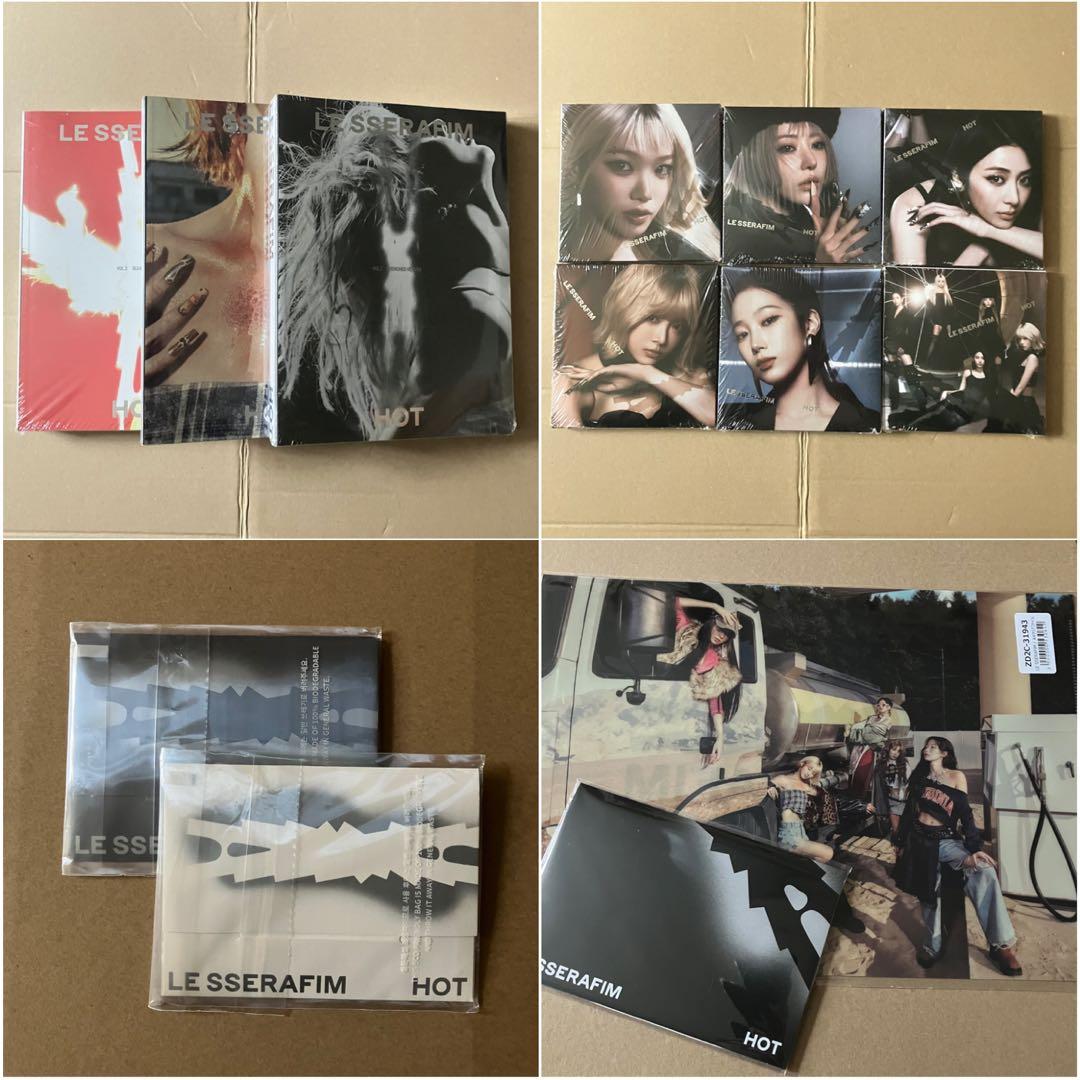 【特典付／新品未開封】LE SSERAFIM アルバム HOT　11形態セット NEWS | LE SSERAFIM Japan official site