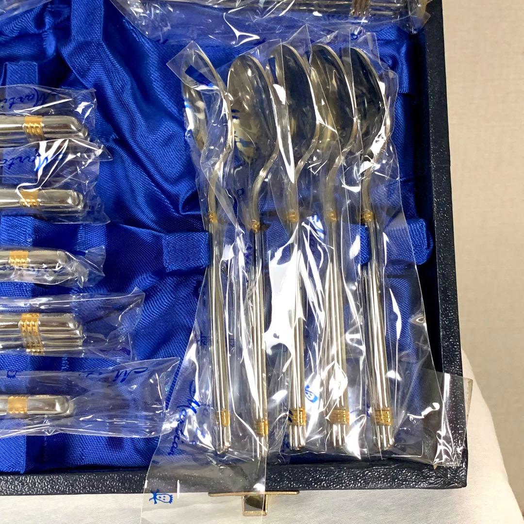 未使用】Martian カトラリーセット 25本 PATRA 蓋なし 金彩 - メルカリ