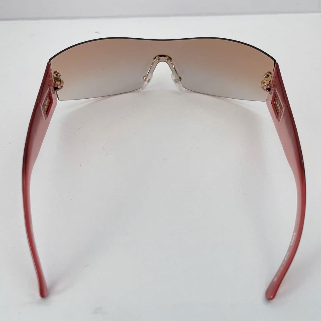 希少品】FENDI サングラス ピンク ユニセックス ヴィンテージ シールド