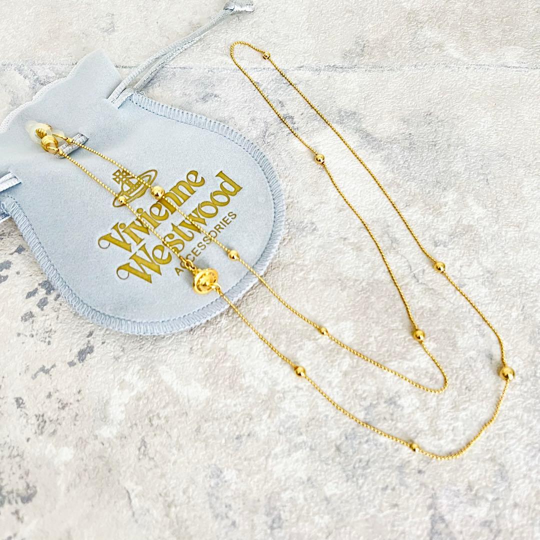 ✨廃盤希少品✨VivienneWestwood メガネチェーン オーブ ゴールド ✨廃盤希少品✨VivienneWestwood メガネチェーン オーブ ゴールド