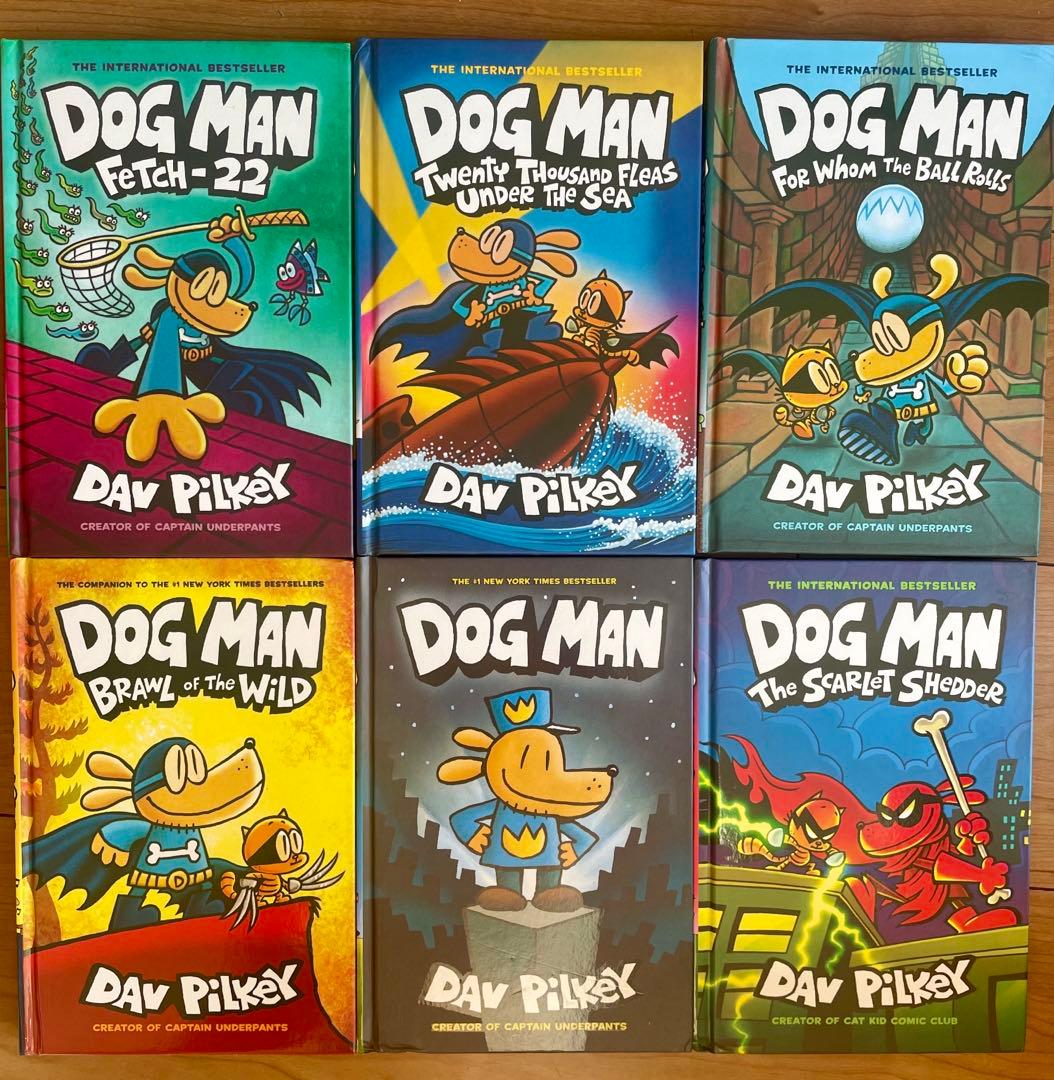 1）新品DOGMANドッグマン6冊セット洋書 英語絵本 漫画 ハードカバー