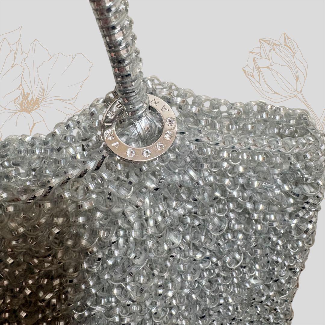 美品✨️アンテプリマ ワイヤーバッグ スタンダード スクエア ラージ