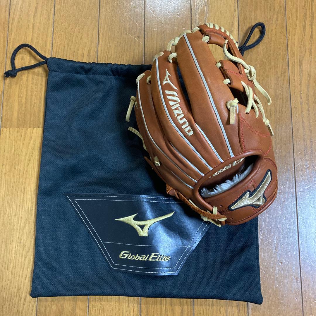 ミズノ MIZUNO 少年軟式用 グローバルエリート MIZUNO（ミズノ） 野球 少年軟式グローブ オールラウンド用 ジュニア