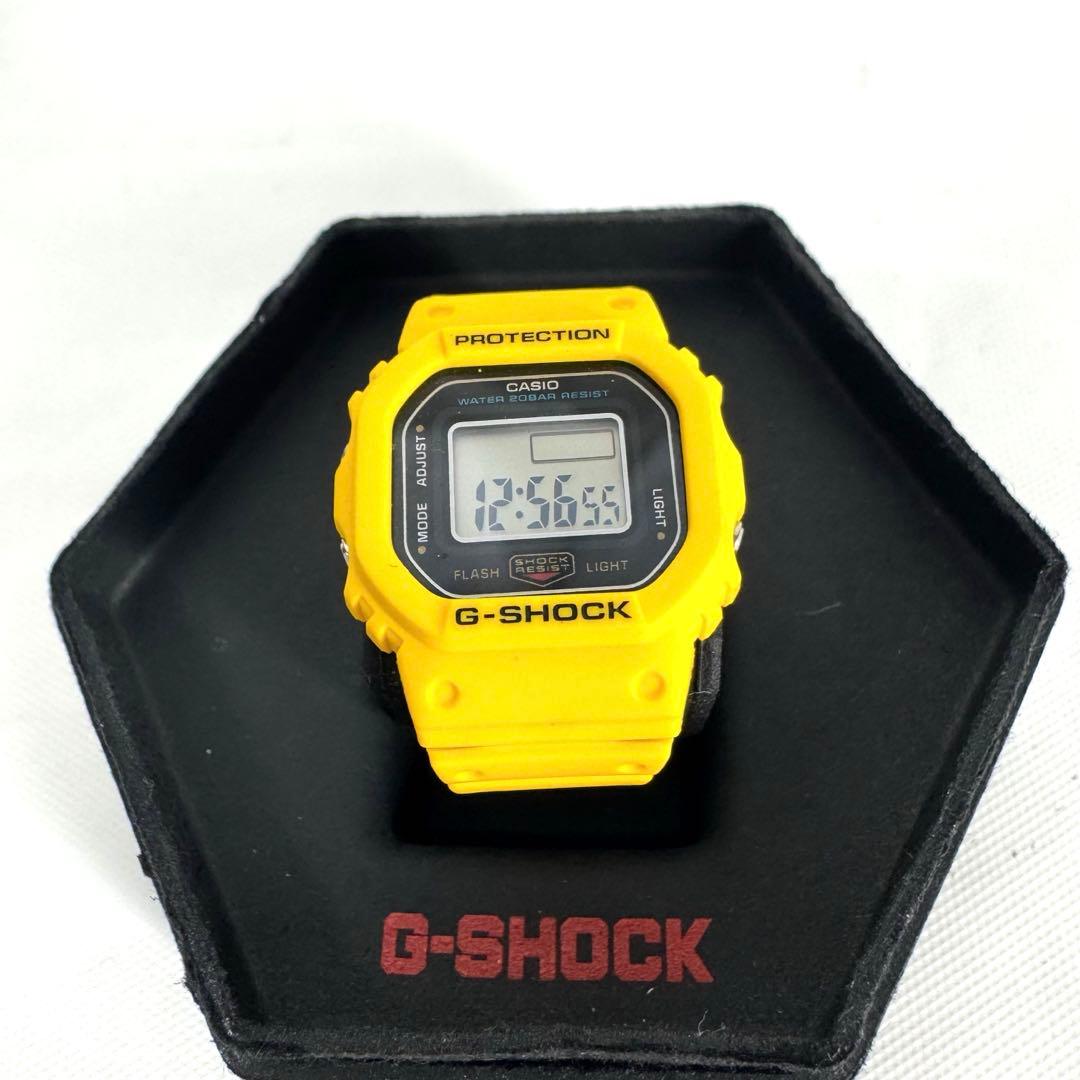 CASIO G-SHOCK DWN-5600-9JR イエロー リングウォッチ - メルカリ