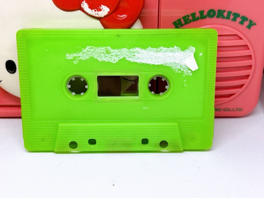 ハローキティ カラオケマイク付きカセットプレイヤー サンリオ 昭和