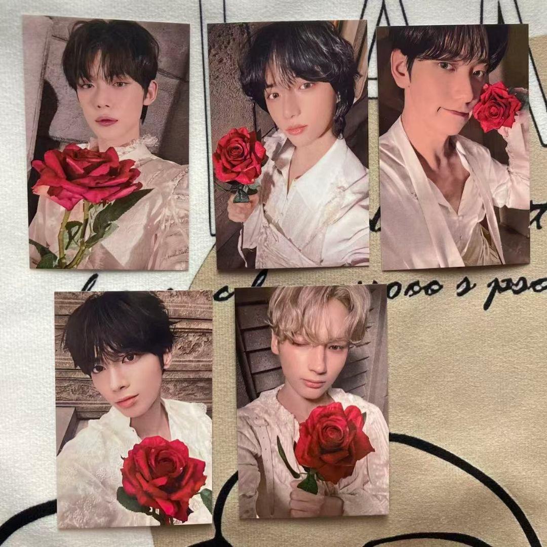 TXT weverse JP特典 ハートホログラム トレカ 全員 5枚セット