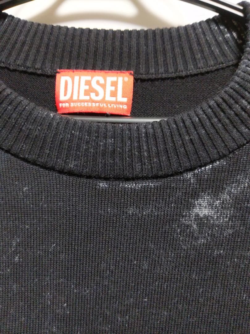 DIESEL ブラック ニットセーター