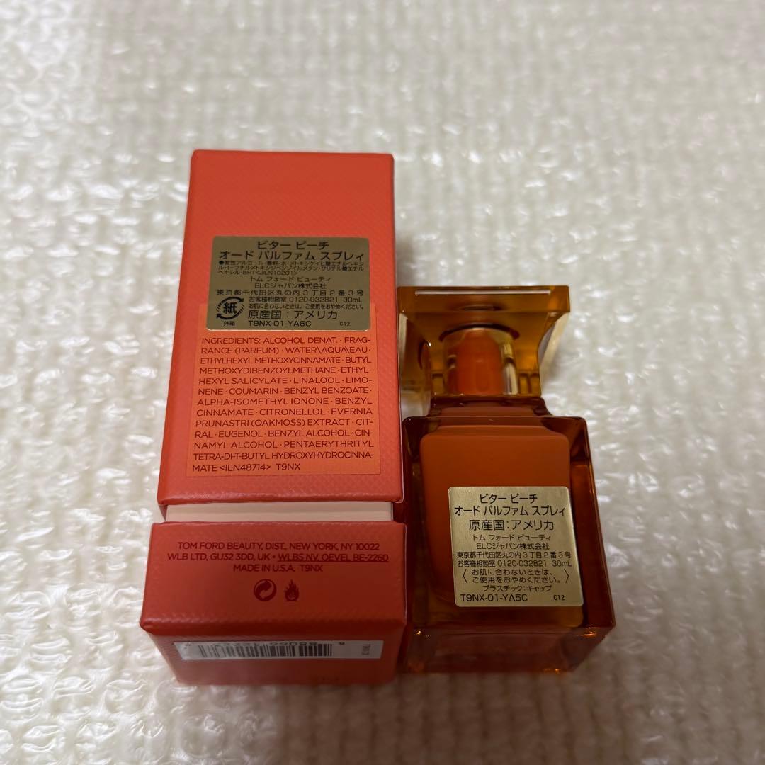 トムフォード ビターピーチ オードパルファム スプレィ 30ml - メルカリ