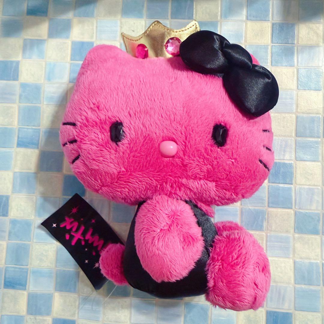サンリオ ハローキティ vivitix 王冠 ピンク ぬいぐるみ 激レア - メルカリ