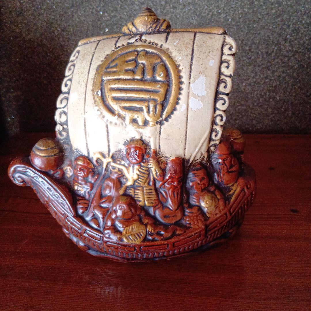 陶器製 宝船七福神の置物 - メルカリ