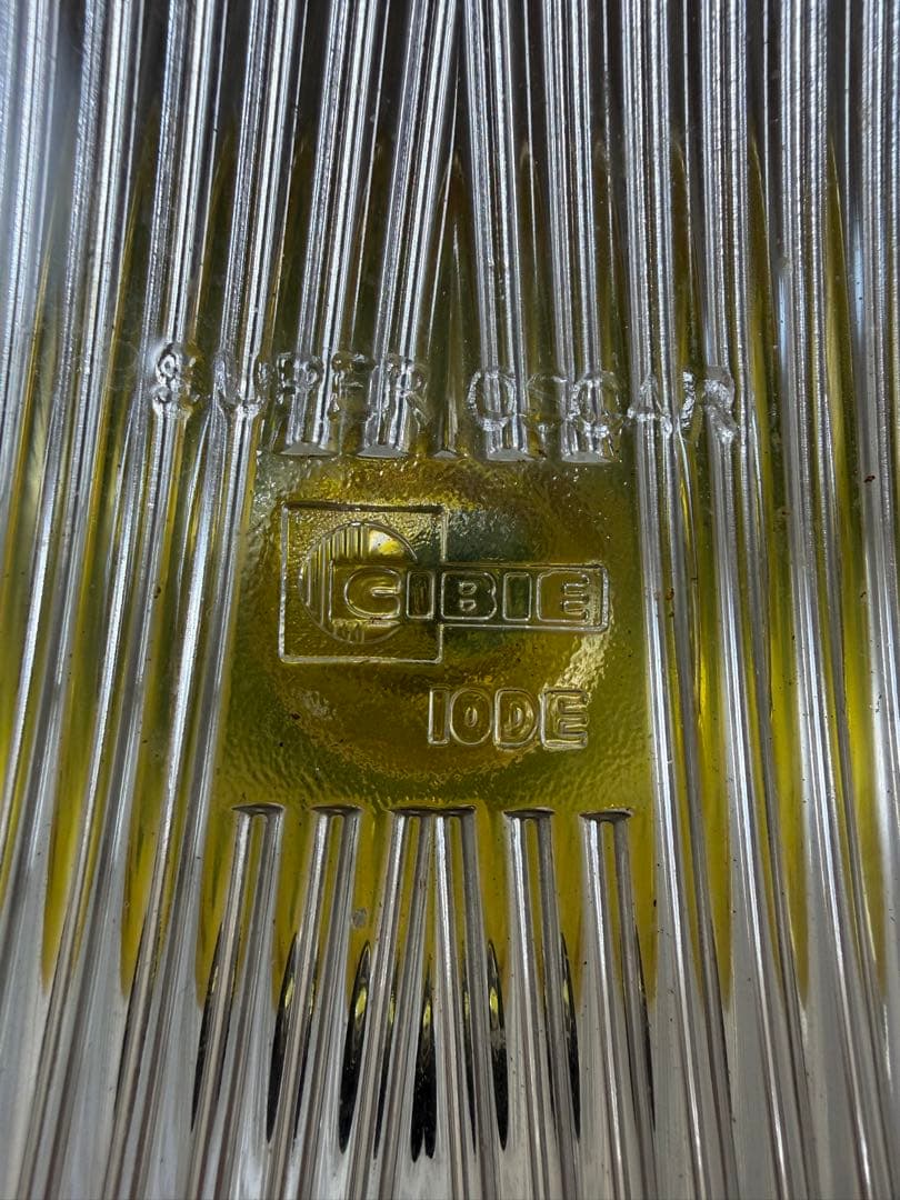 美品 希少当時物180πシビエ凹レンズ付ヘッドライト/マーシャルCIBIE