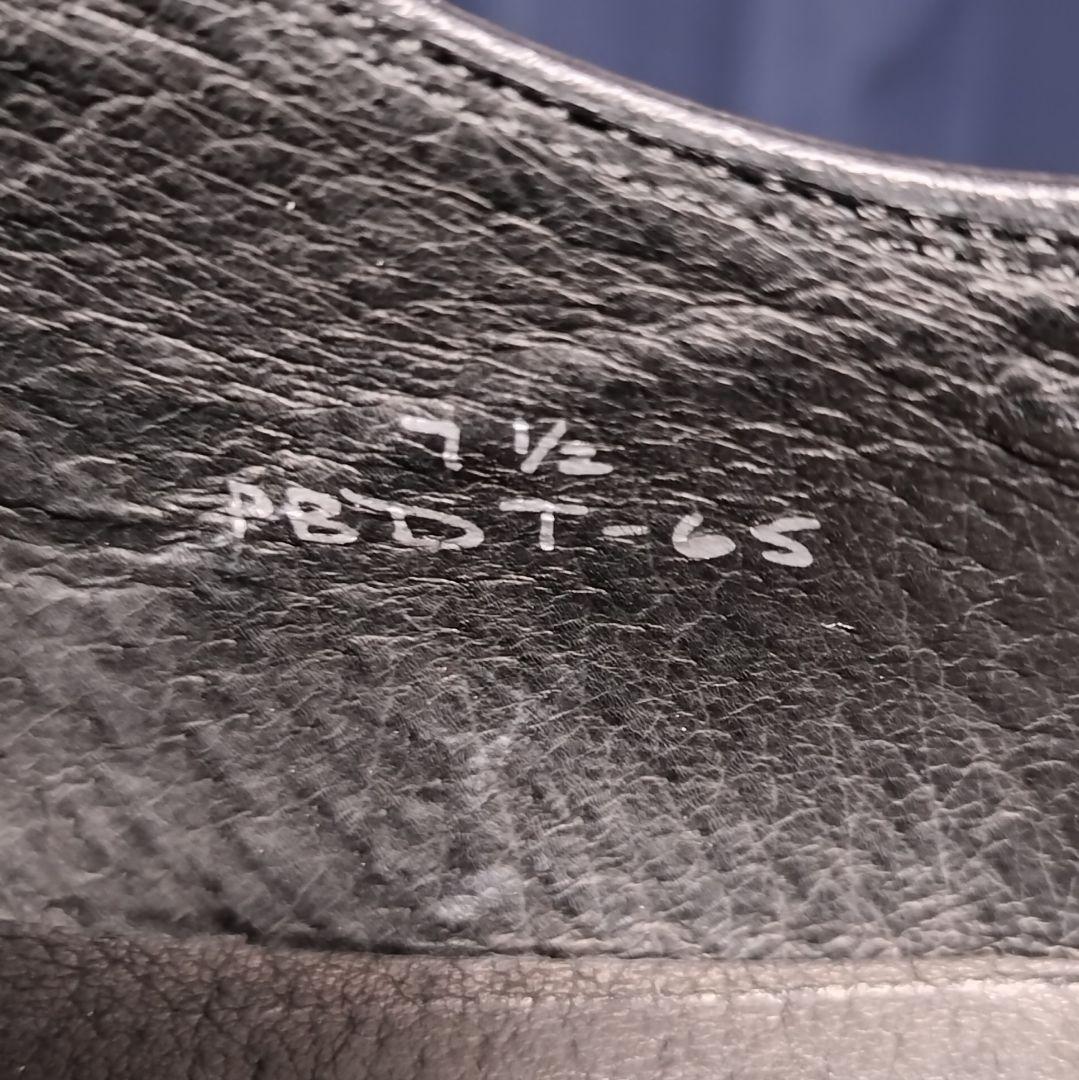 RAYMAR PBDT-65 25.5cm プレーントゥ ダービー ブラック