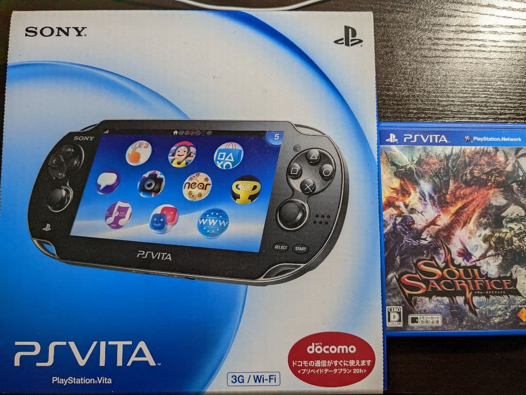 PlayStation®Vita クリスタル・ブラック 3G/Wi-Fiモデル… - メルカリ