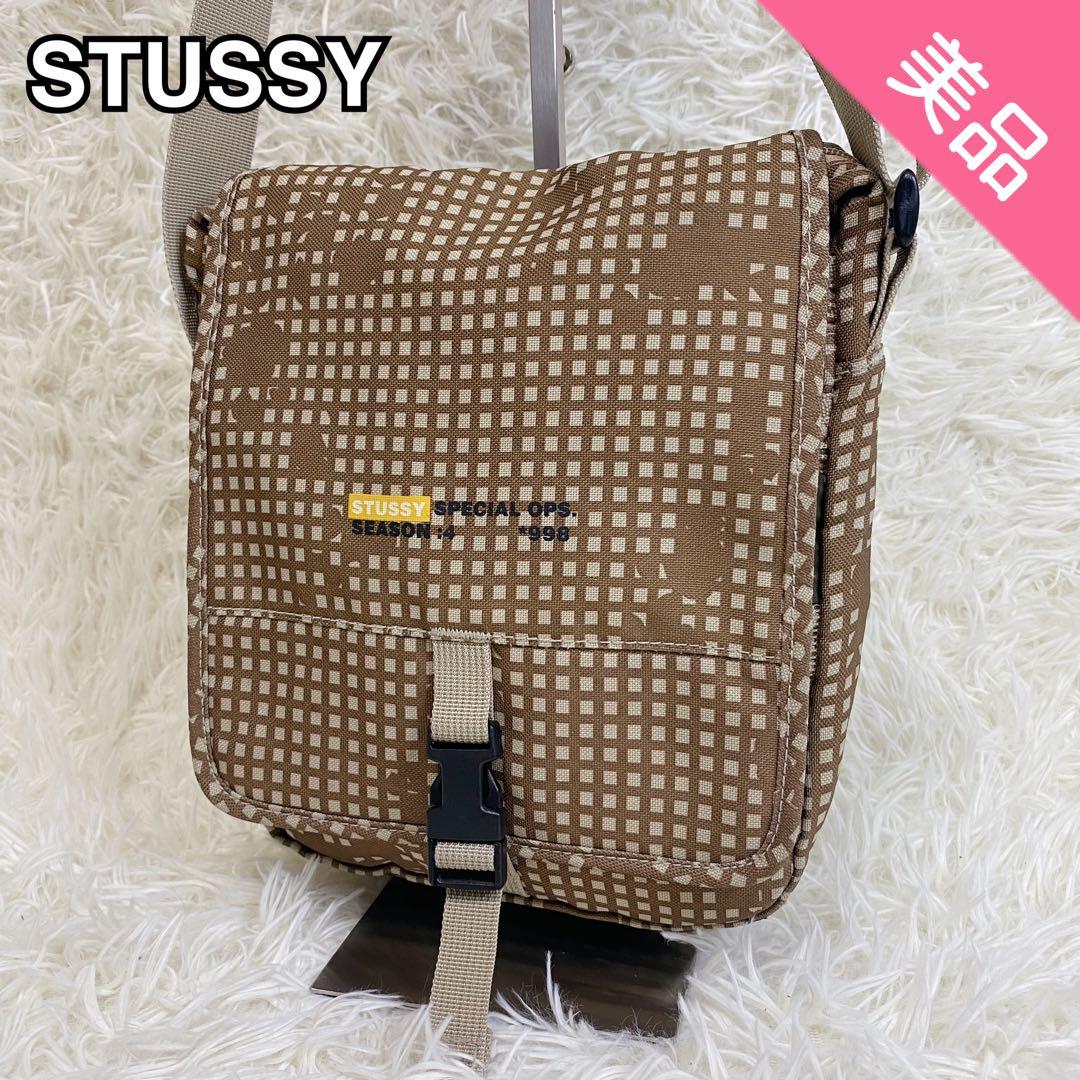 美品】90s OLD STUSSY ショルダーバッグ カモフラ - メルカリ