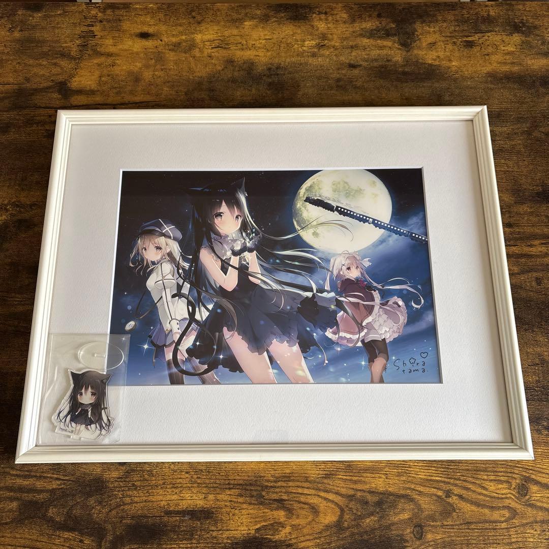 しらたまこ 星空鉄道とシロの旅 直筆サイン入り複製原画 - メルカリ