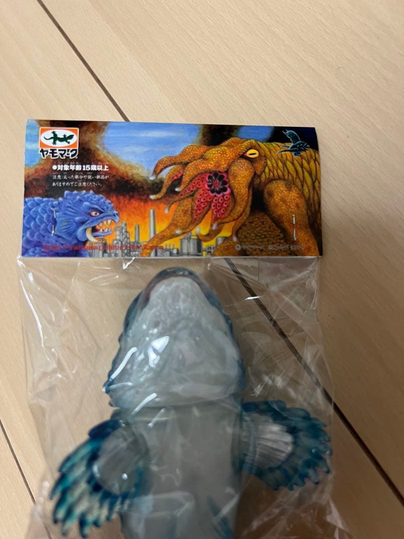 ヤモマーク ソフビ カサゴ クリア成型 青 - メルカリ