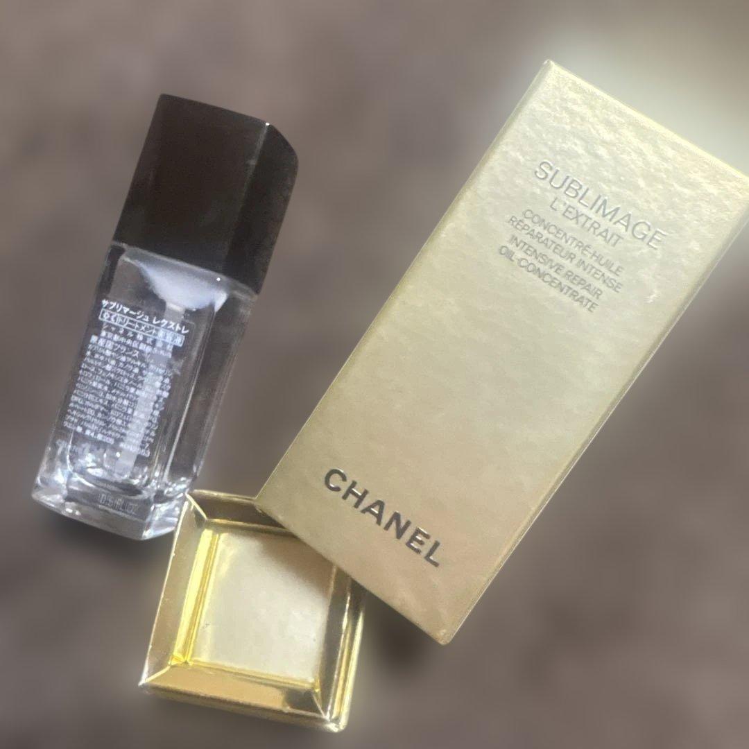 CHANELサブリマージュレクストレドゥユイル【空容器とお箱】 - メルカリ