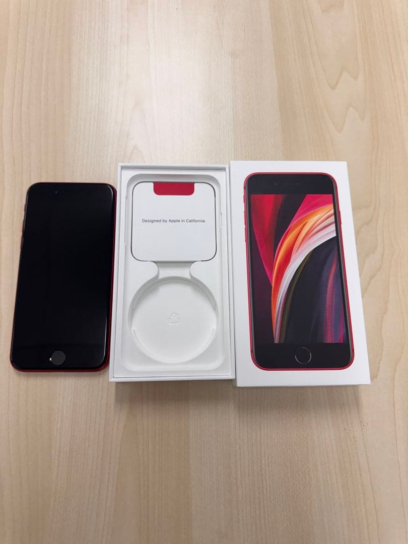 【美品ですが訳あり】iPhone SE2 64GB 本体 レッド　※返品不可 iPhone SE（第2世代） iPhoneSE2 64GB RED SIMフリー 中古 SE2 第2世代