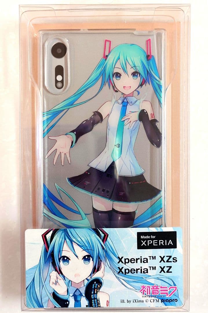 初音ミク XPERIA XZ TPUケース＋背面パネル Art by iXima 初音ミクのスマートフォンケースが、“機種×コンテンツ×デザイン”で豊富